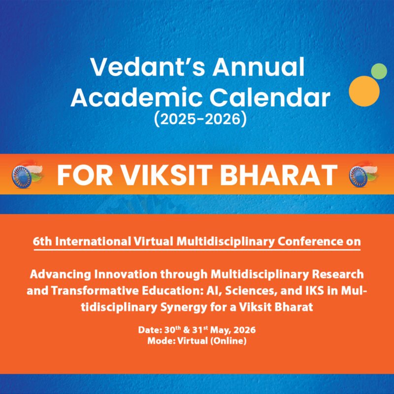 Conference Registration - Advancing Innovation through Multidisciplinary Research and Transformative Education: AI, Sciences, and IKS in Multidisciplinary Synergy for a Viksit Bharat